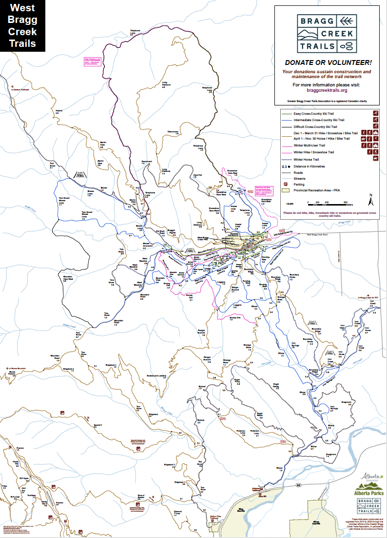 Cross Country Ski Map